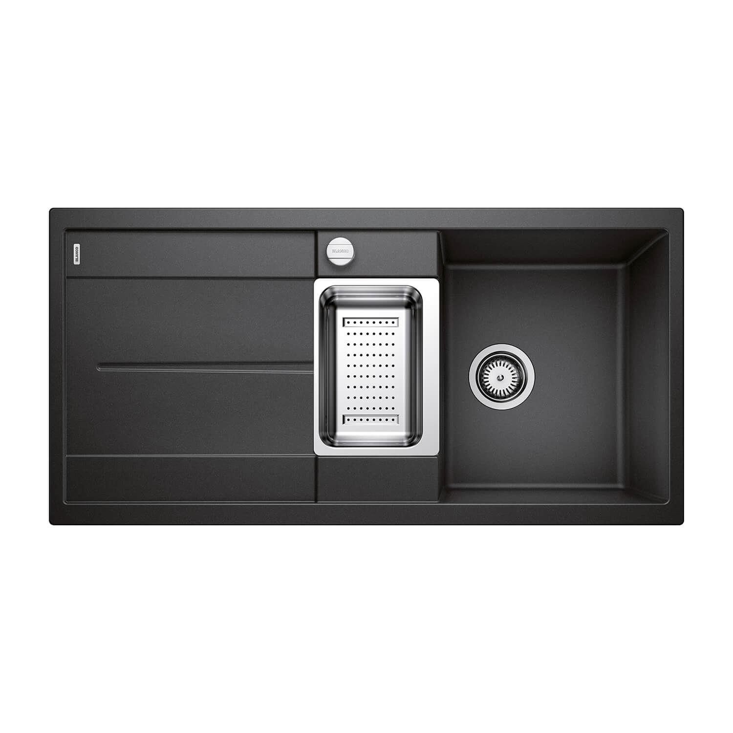 Blanco Metra 6 S 1.5 Bowl Inset Silgranit Composite Kitchen Sink & Waste with Reversible Drainer - 1000 x 500mm