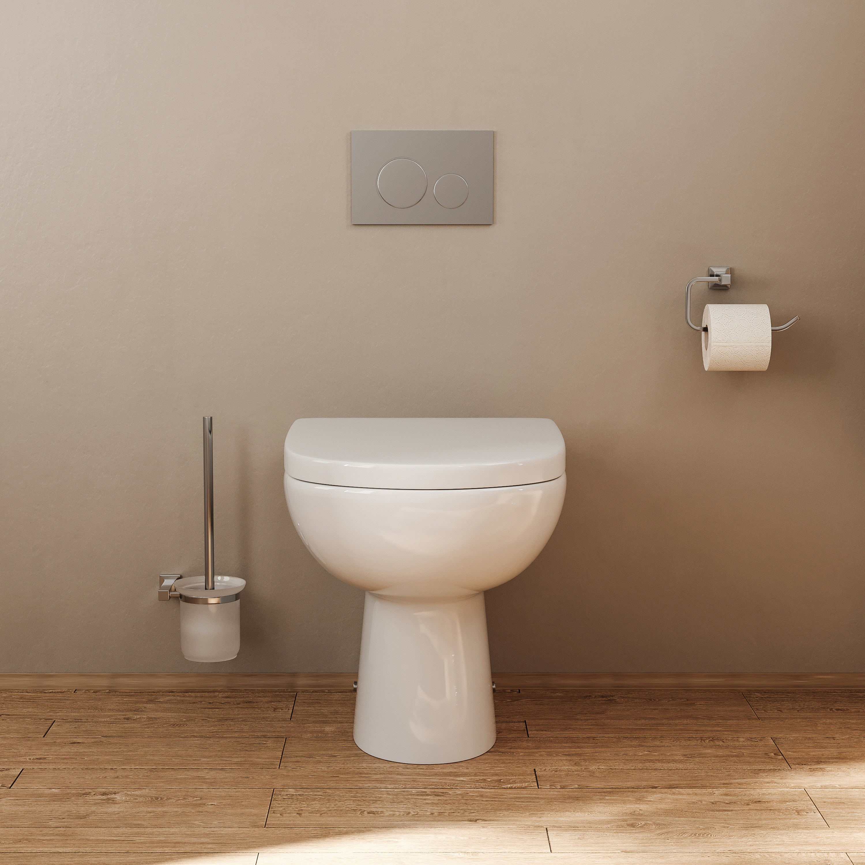 Anderson Rimless Back to Wall Toilet & Soft Close Seat