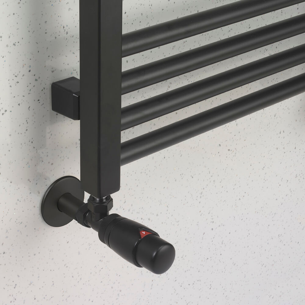 Crosswater MPRO Matt Black Heated Towel Rail