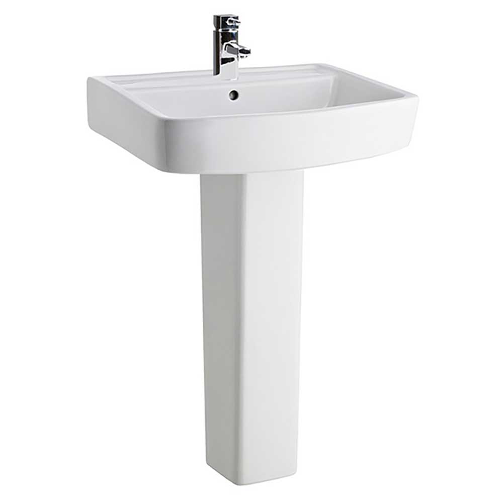 Jack 600mm Basin & Full Pedestal