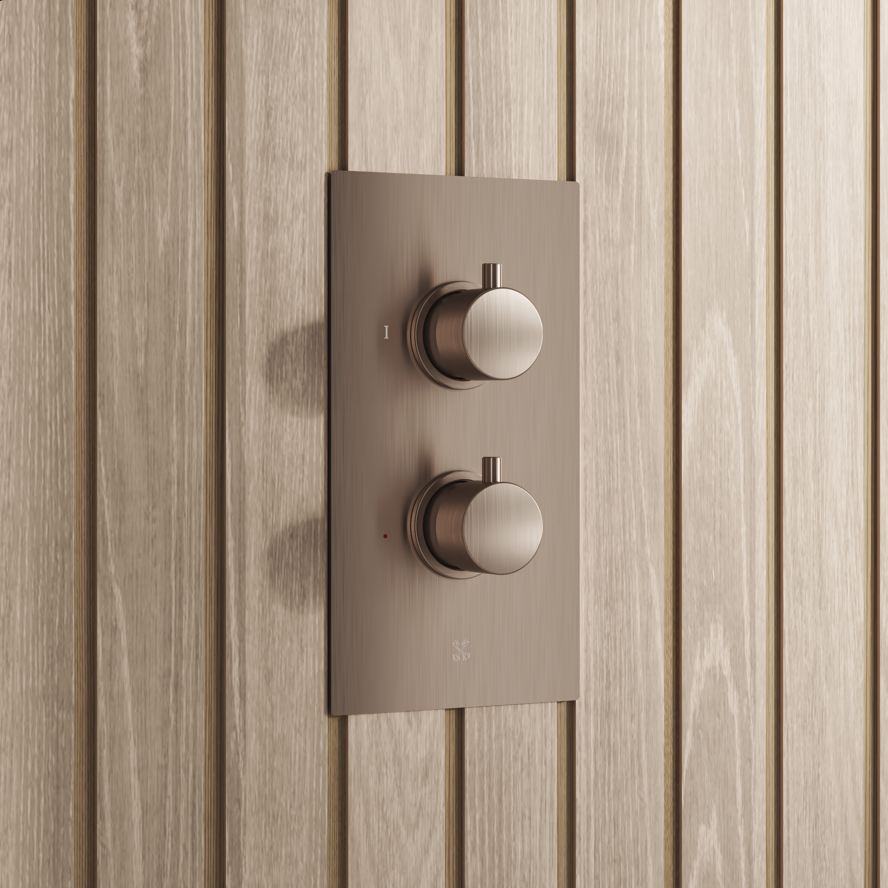 Core Concealed Thermostatic Valve, Fixed Head & Shower Handset Kit