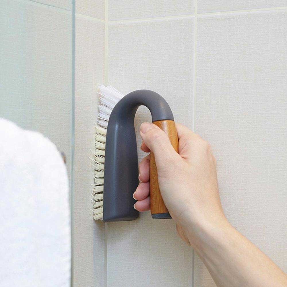 Full Circle Grunge Buster Grout & Tile Brush - Grey