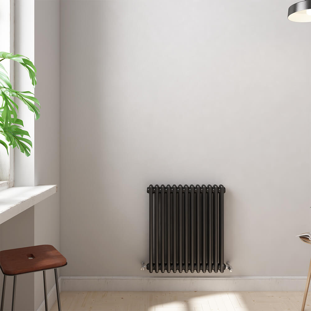 Brenton Olympus Horizontal 2 Column Radiator - Anthracite