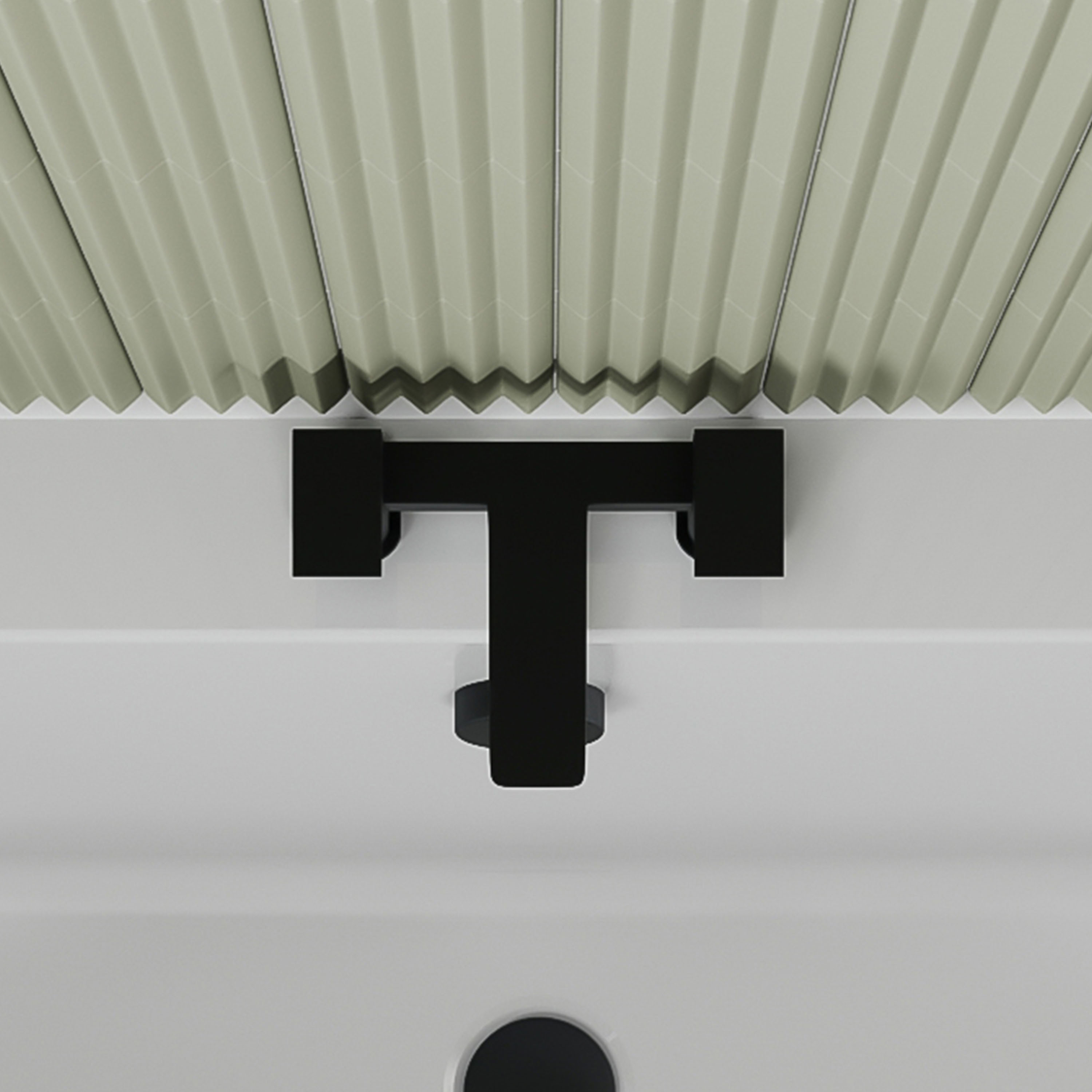 Harbour Status Deck Mounted Bath Filler - Matt Black