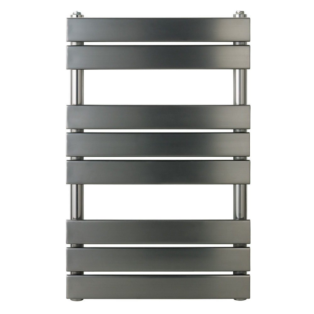 EliteHeat Steel Designer Heated Towel Rail Radiator - Brushed Black