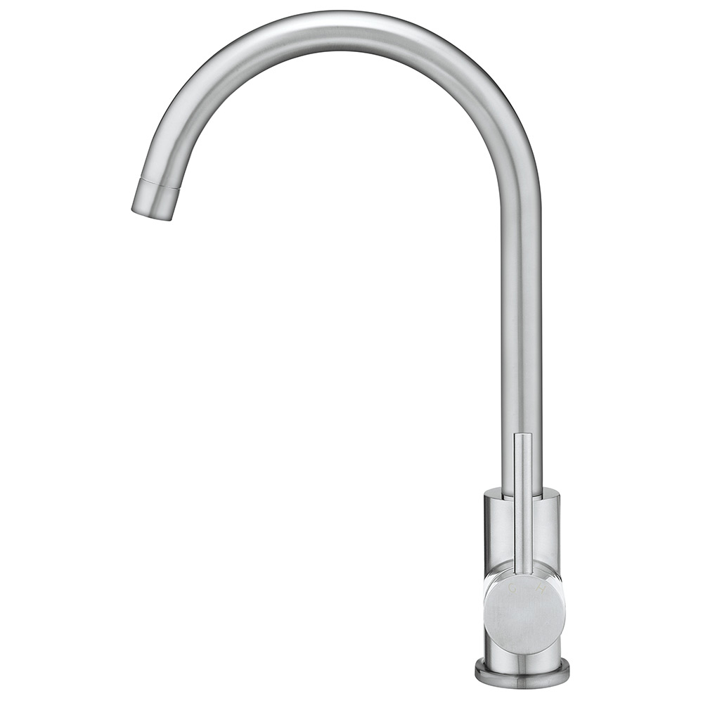 Crosswater MPRO Single Lever Mono Kitchen Mixer Tap - Brushed Stainless Steel