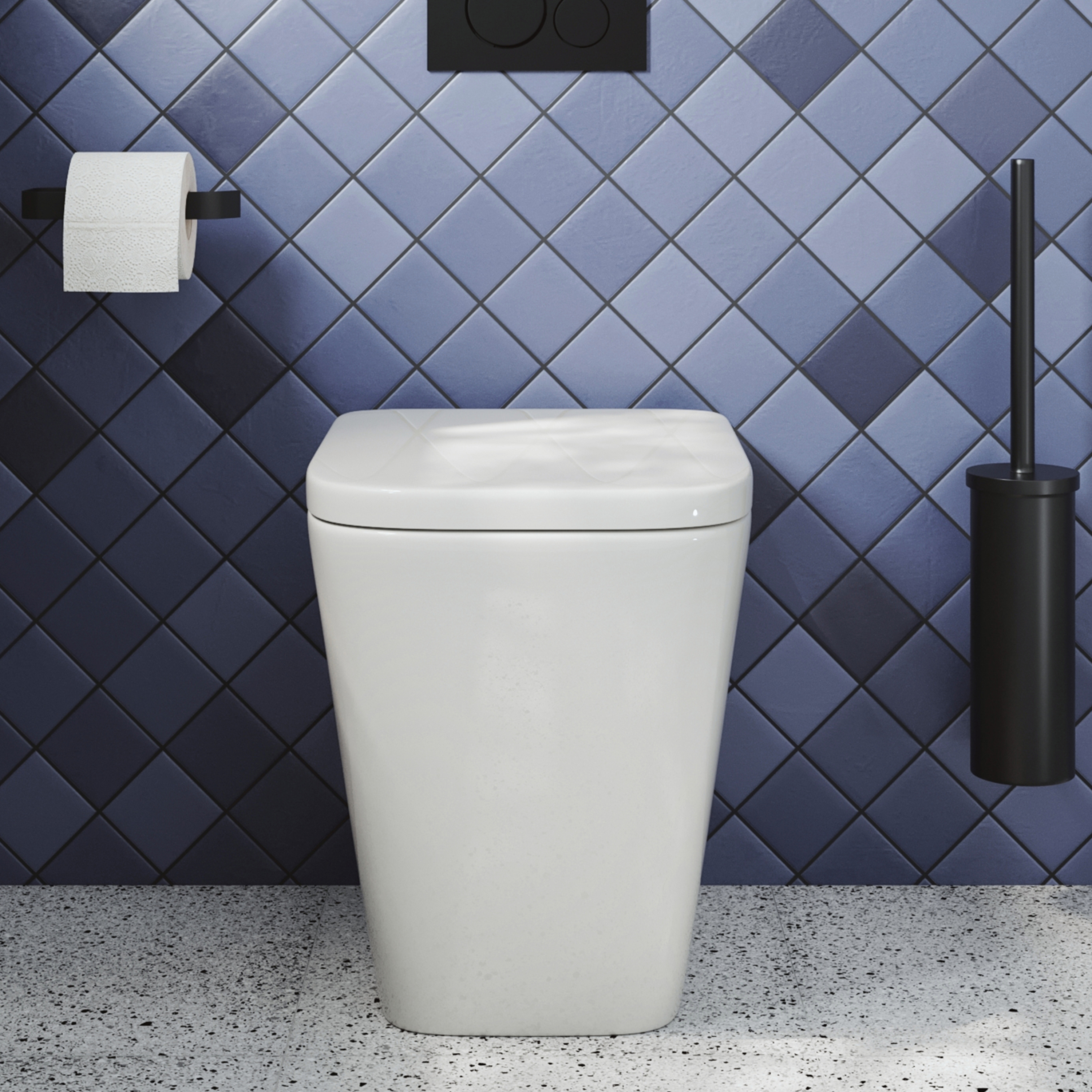 Harbour Unity Rimless Back to Wall Toilet & Soft Close Seat