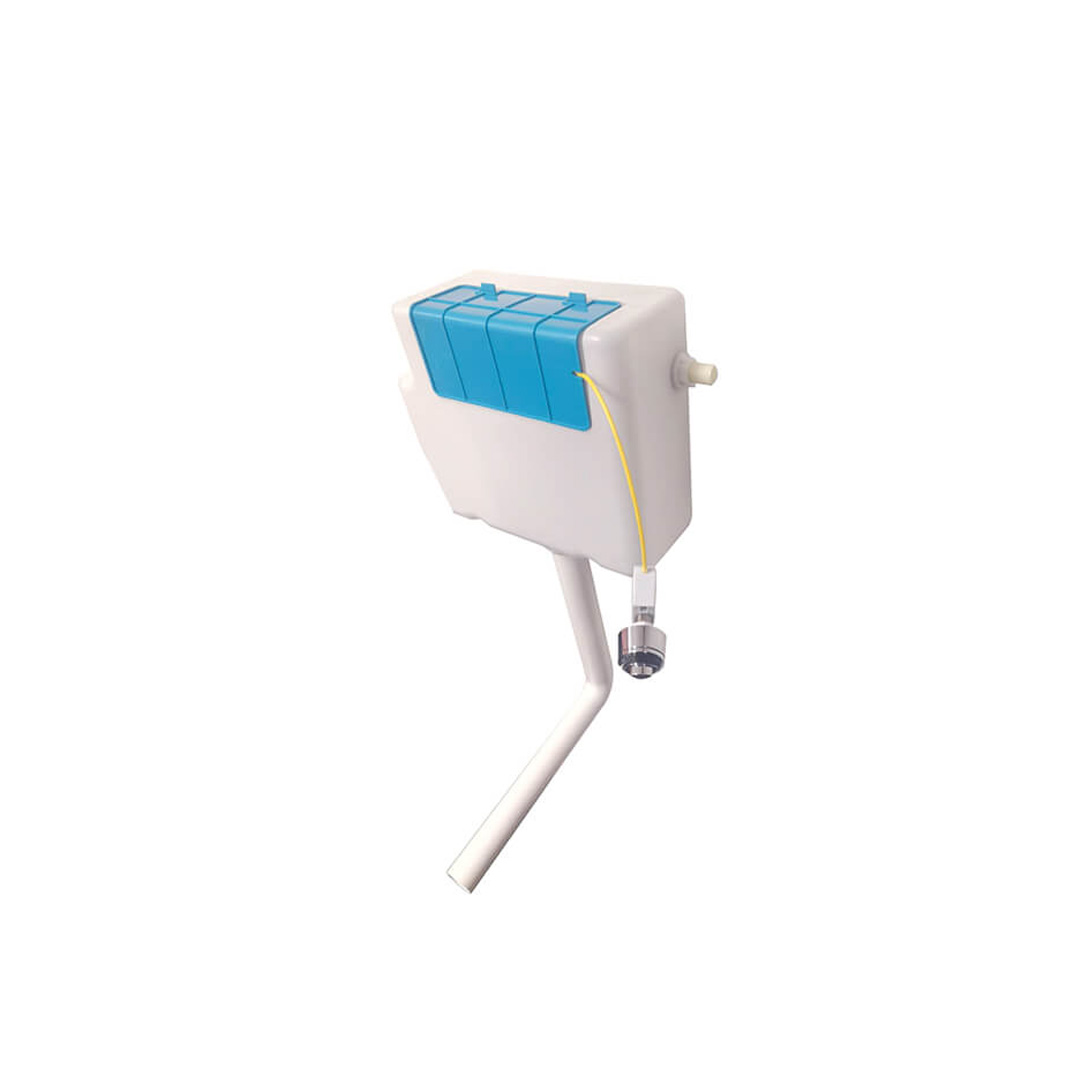 Drench Dual Flush Concealed Cistern with Square Dual Flush Button
