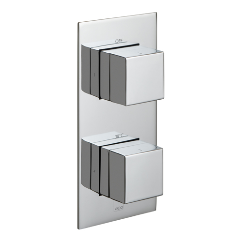 Vado Tablet Notion Vertical 1 Outlet Concealed Thermostatic Shower Valve