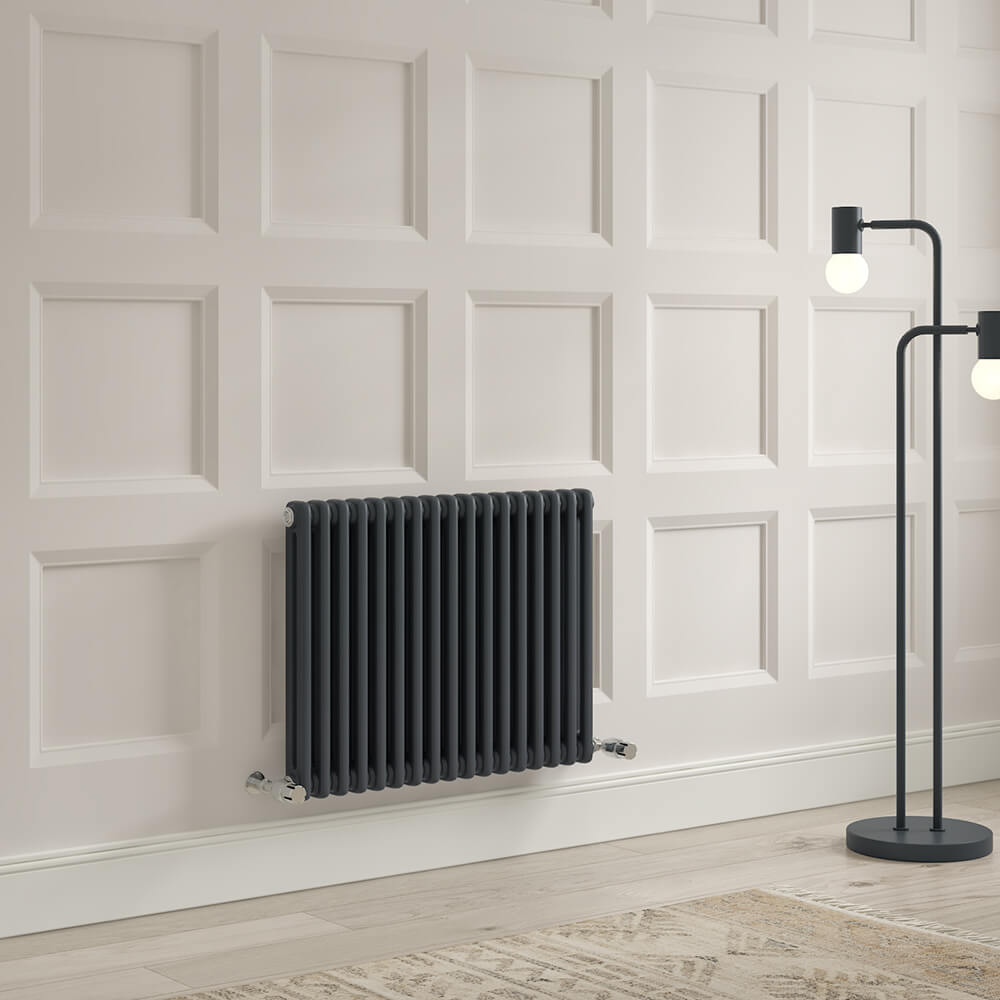 Brenton Olympus Horizontal 2 Column Radiator - Anthracite