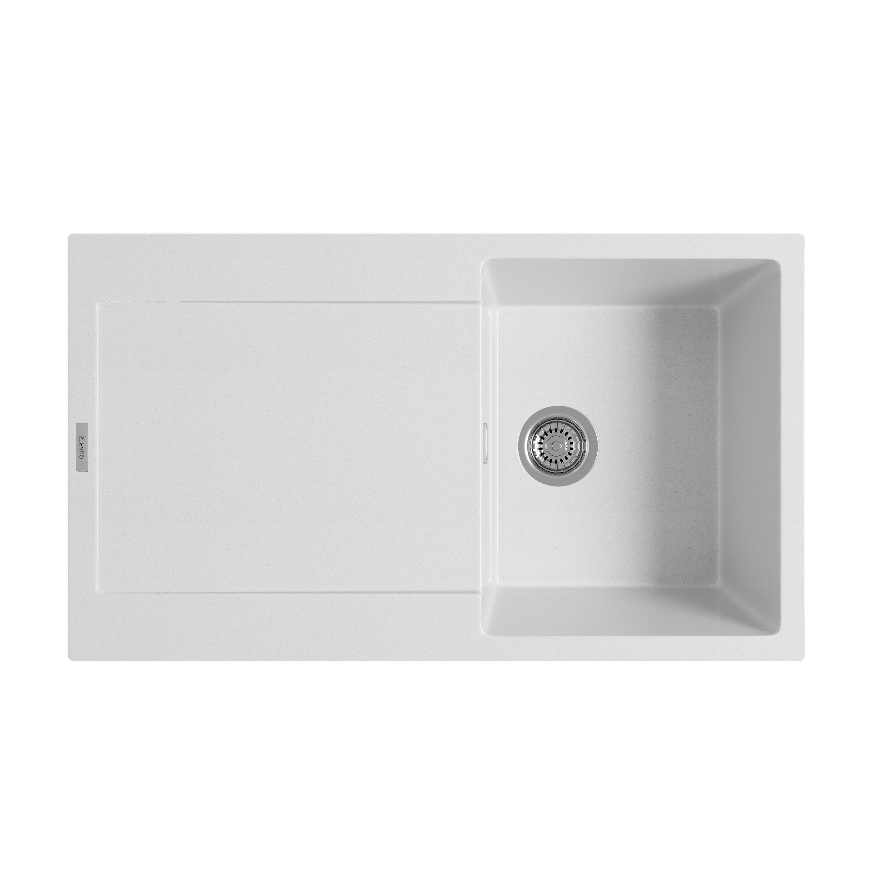 Vellamo Rocca Compact 1 Bowl Granite Composite Inset Kitchen Sink & Waste - 860 x 500mm