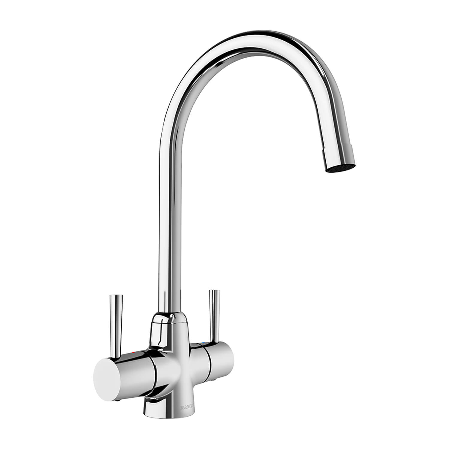 Blanco Arti WRAS Approved Twin Lever Mono Kitchen Mixer Tap