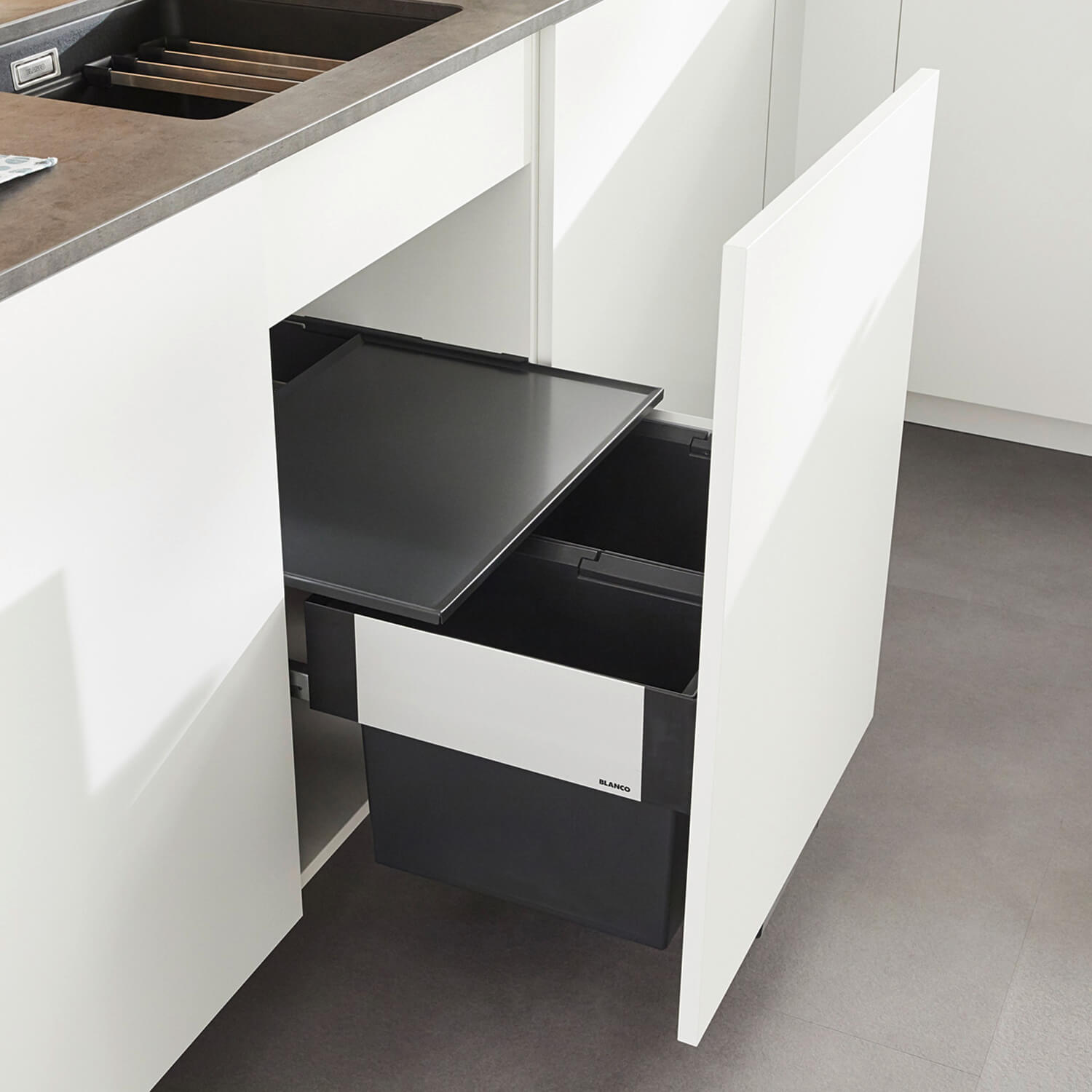 Blanco Select II 60/2 49 litre 2 Container Waste Organiser for 600mm Kitchen Cabinets