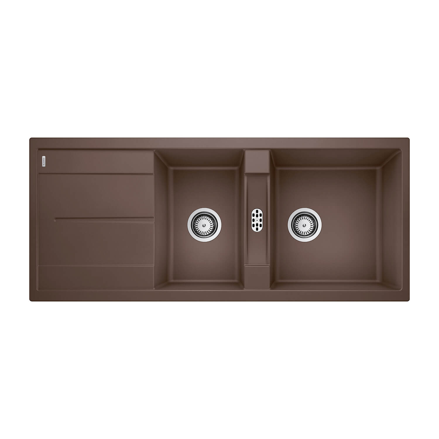 Blanco Metra 8 S 1.5 Bowl Inset Silgranit Composite Kitchen Sink & Waste with Reversible Drainer - 1160 x 500mm