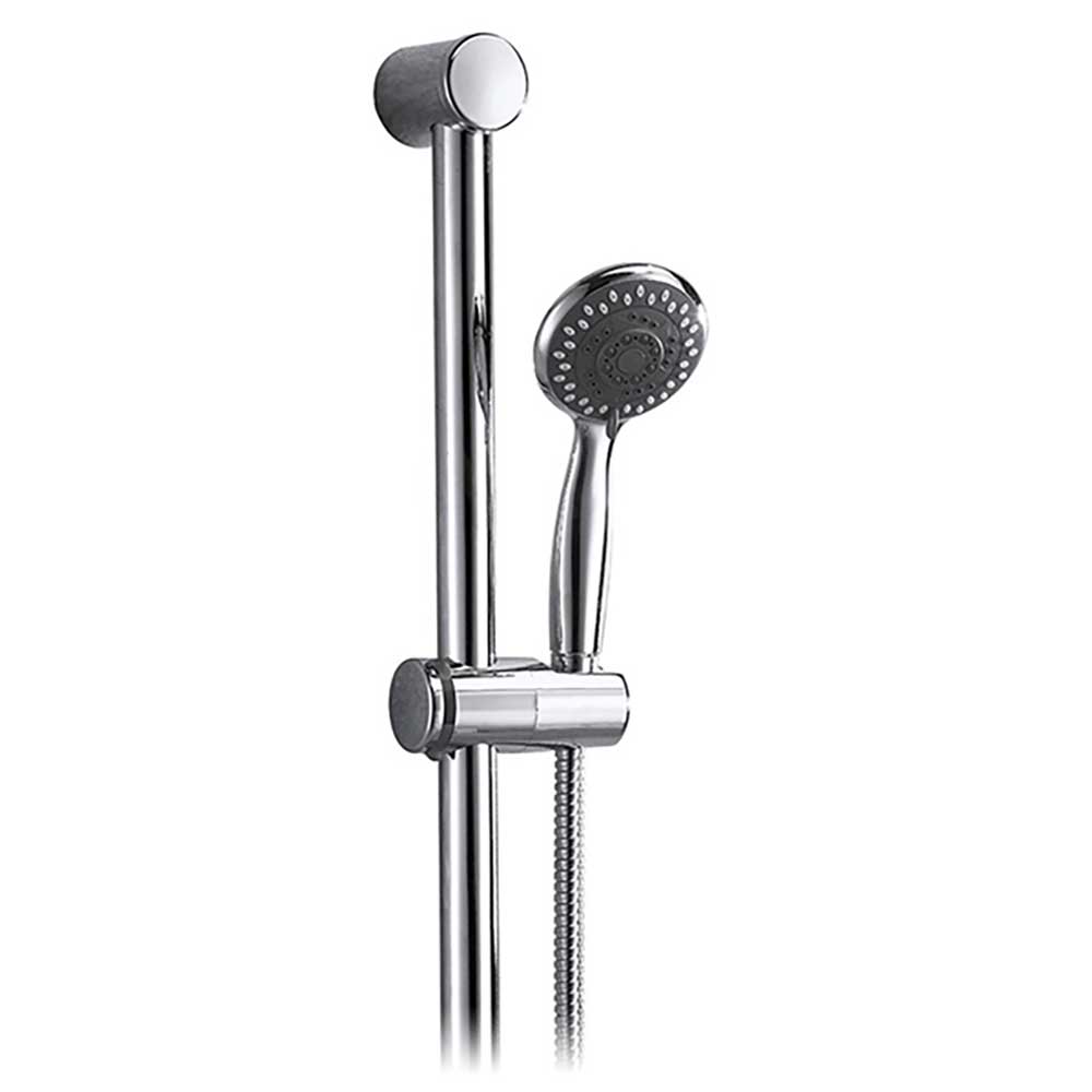 Vellamo Round Shower Riser Rail Kit - Chrome
