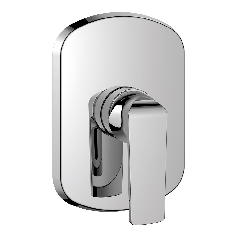 Flova Fusion Single Outlet Concealed Manual Mixer Valve with Large Cover Plate