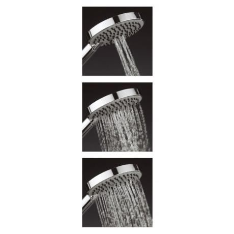 Crosswater Ethos Shower Handset with 3 Spray Patterns (140mm)