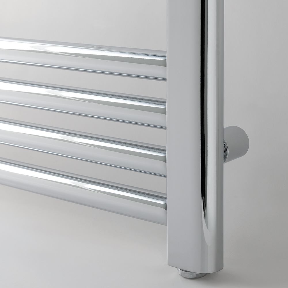 EliteHeat Steel Ladder Heated Towel Rail 25mm Bars - Chrome