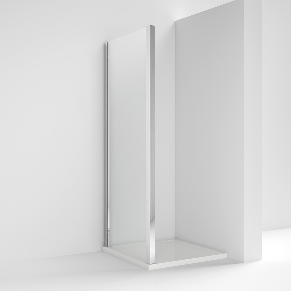 Harbour Primrose 6mm Single Sliding Shower Door & Optional Side Panel