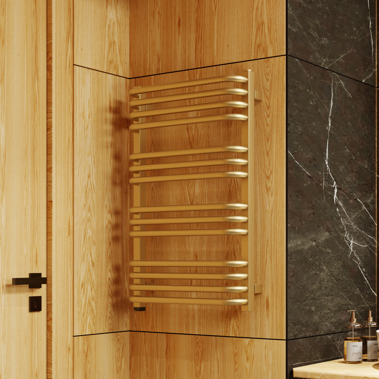 Terma Alex One Electric Heated Towel Rail with Heating Element