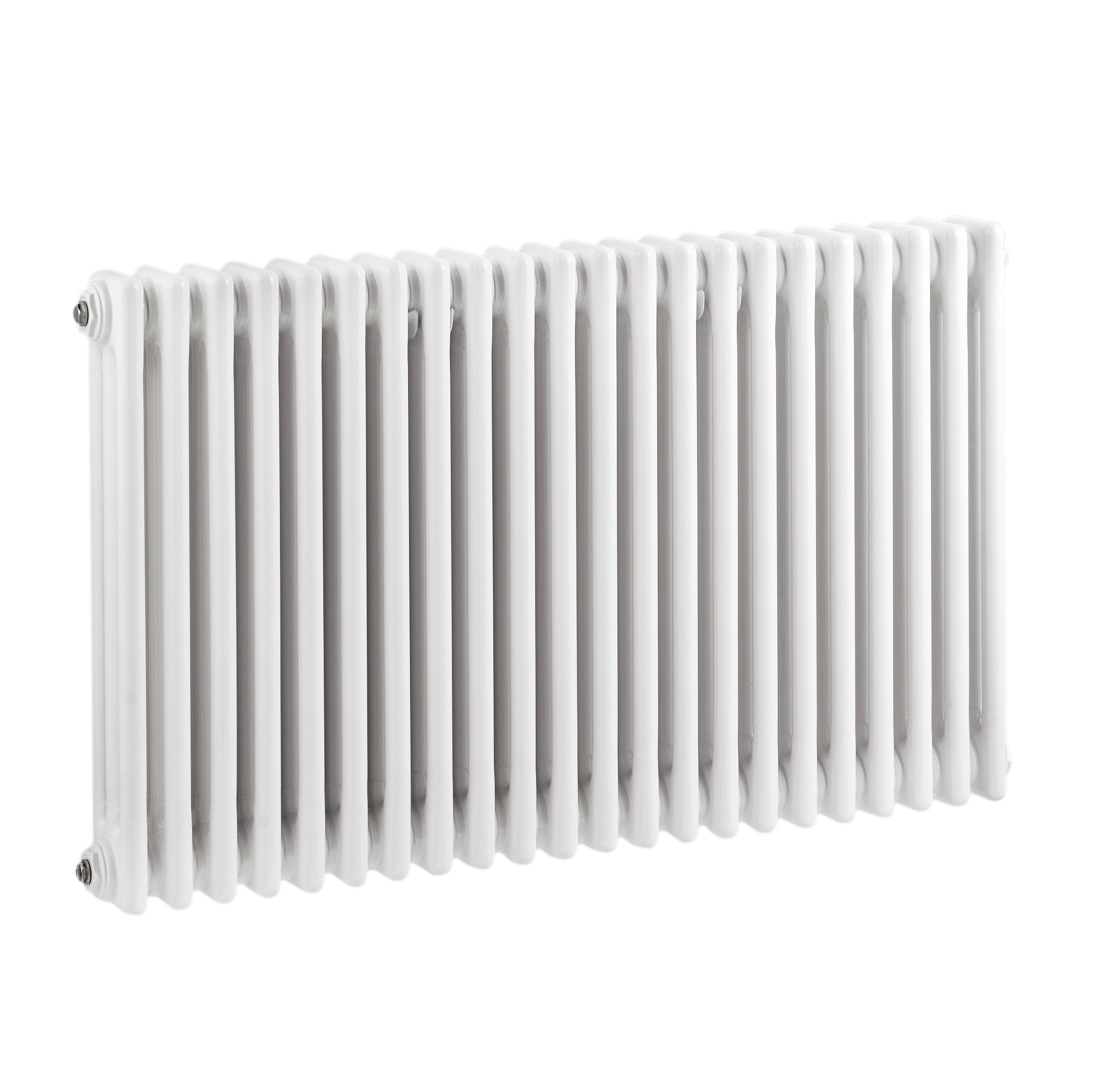 Hudson Reed Colosseum White Triple Column Traditional Radiator
