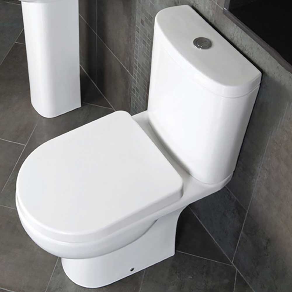 Rak Tonique Close Coupled Toilet & Soft Close Seat