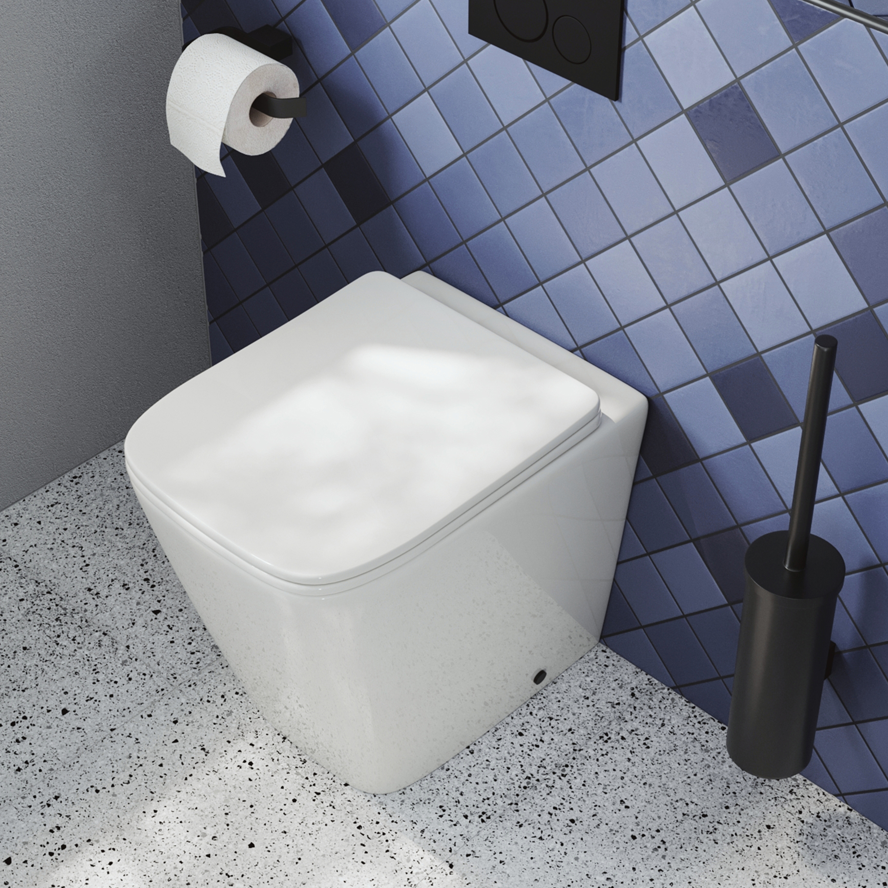 Harbour Unity Rimless Back to Wall Toilet & Soft Close Seat
