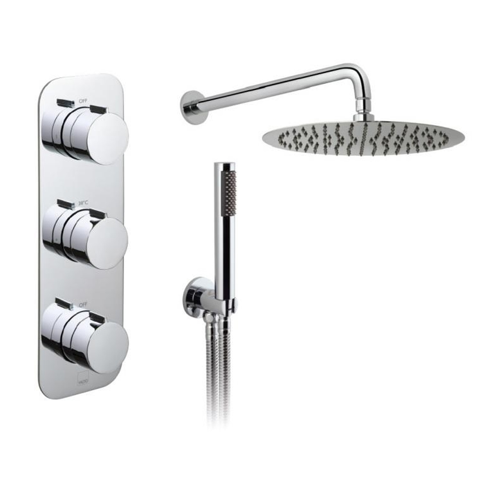 Vado Tablet Altitude Vertical Concealed Thermostatic Shower Valve Package 9