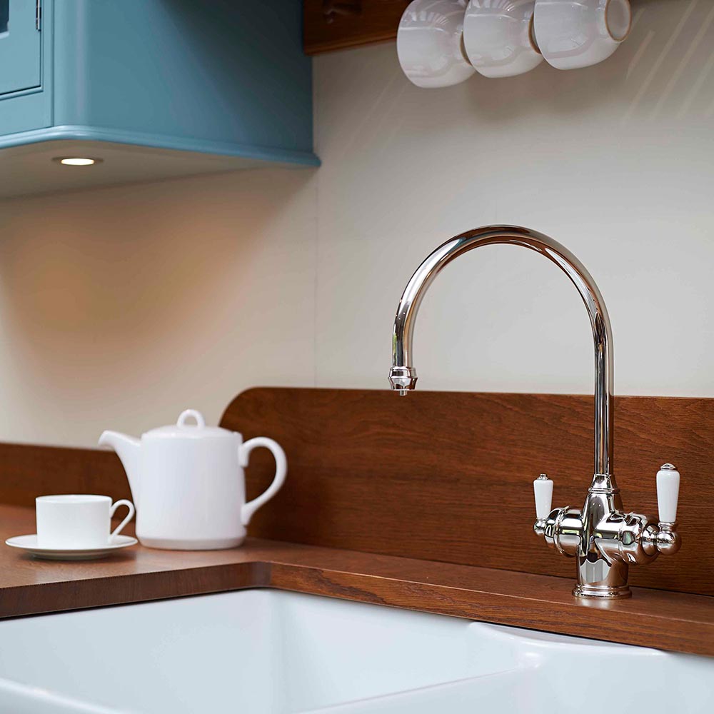Perrin & Rowe Phoenician C Spout 3-in-1 Instant Hot Water Mixer Tap