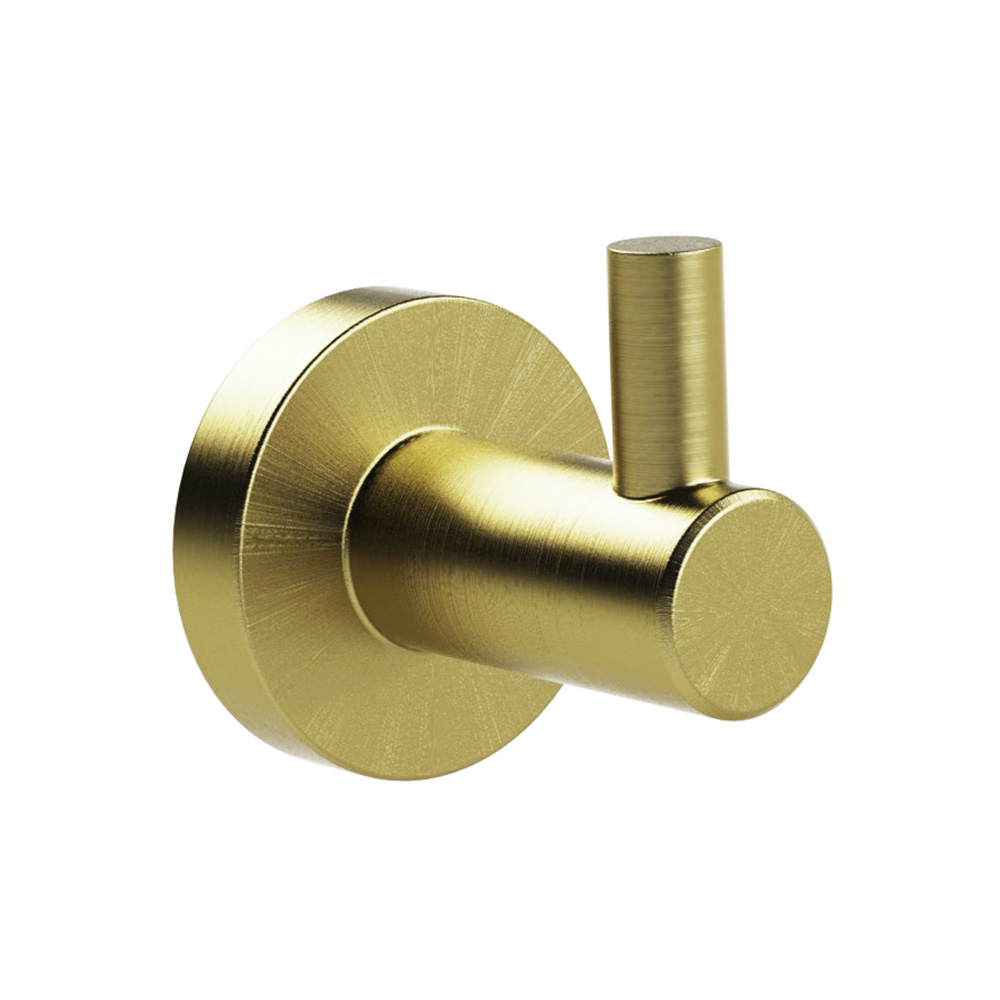 Miller Bond Single Robe Hook - Brushed Brass