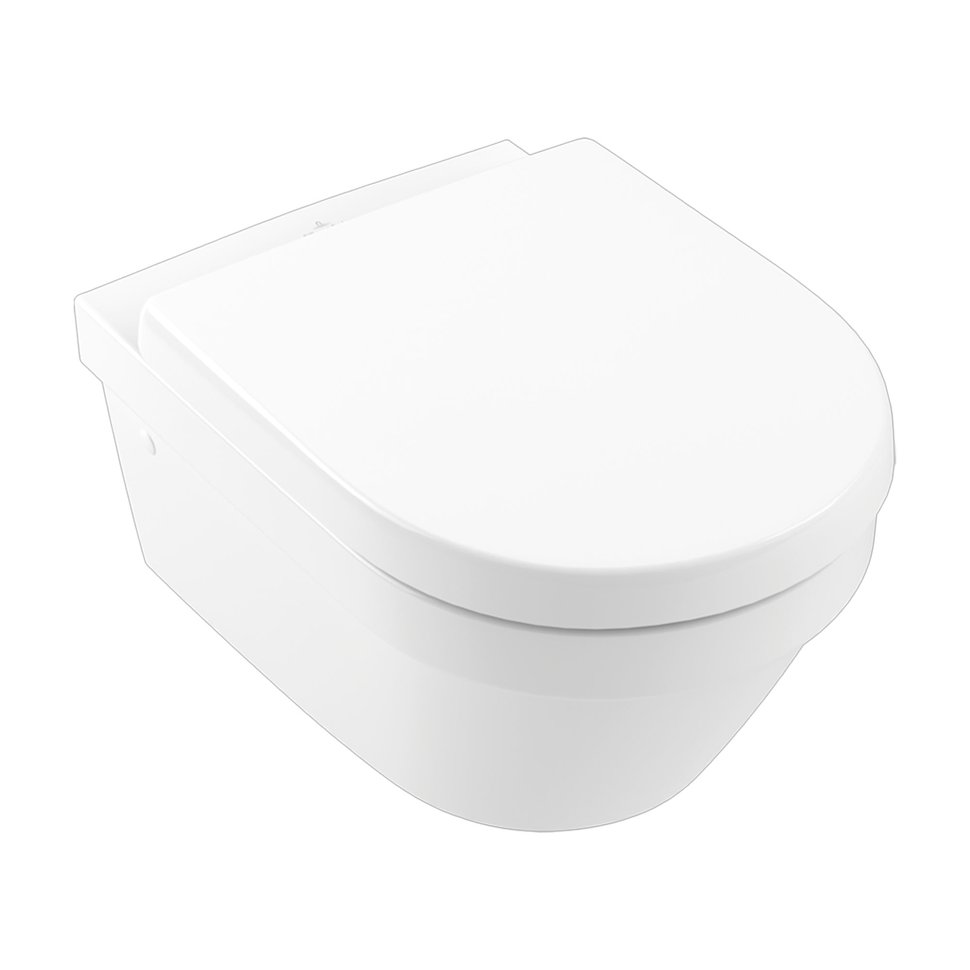 Villeroy & Boch ViConnect Pro 2.0 Frame with Architectura Round Rimless Wall Mounted Toilet, Flush Plate & Soft Close Toilet Seat