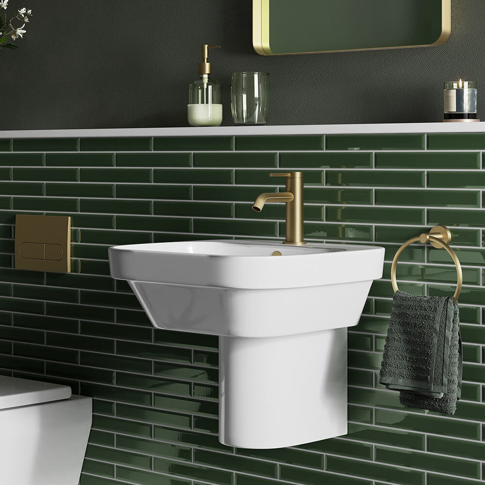 Britton Bathrooms Hoxton Towel Ring - Brushed Brass