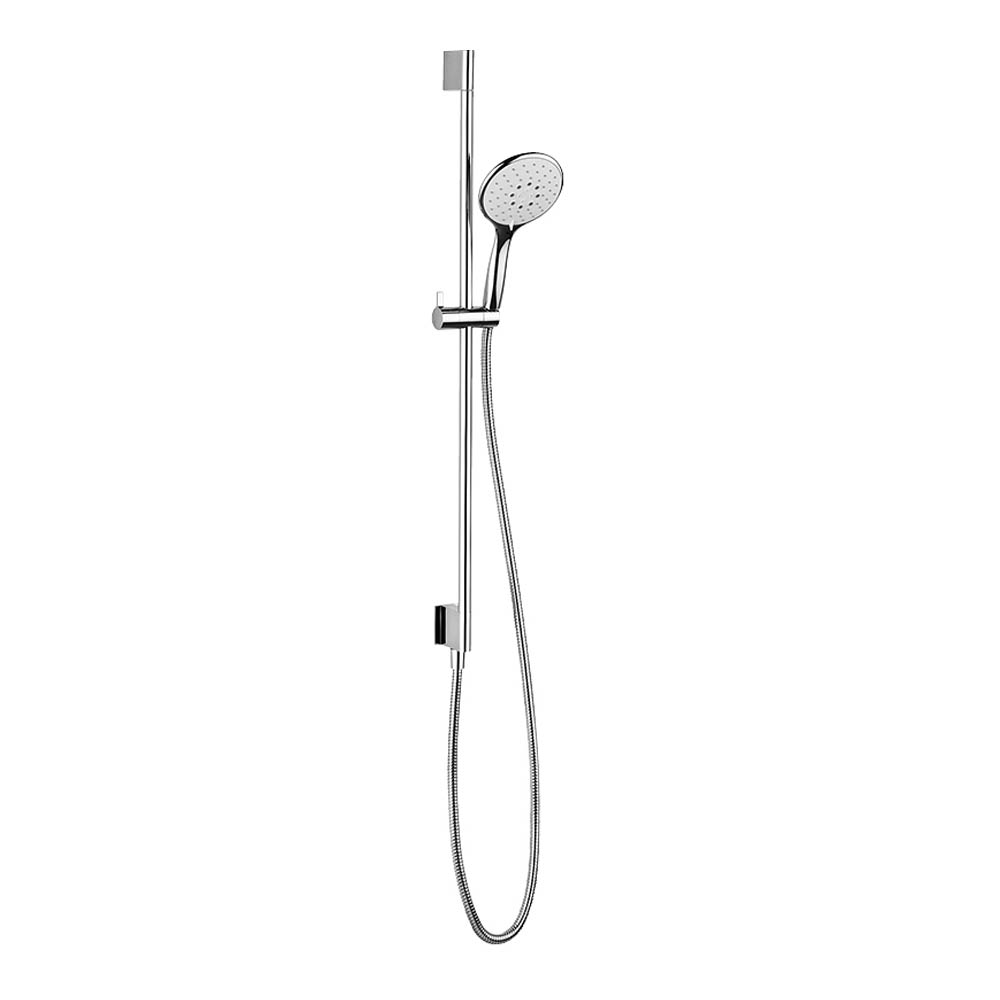 Crosswater Svelte Slide Rail with Shower Hose & White Multifunction Handset