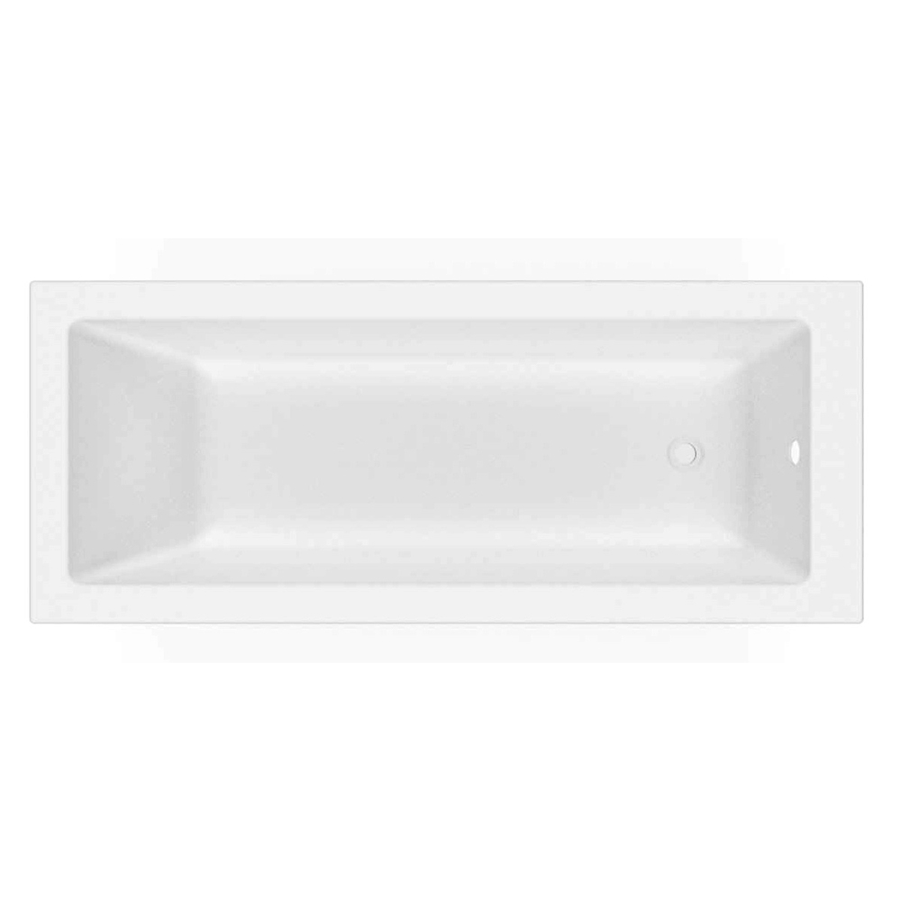 Harbour Pool Single End Straight 1700mm x 700mm Standard Bath - Square Style