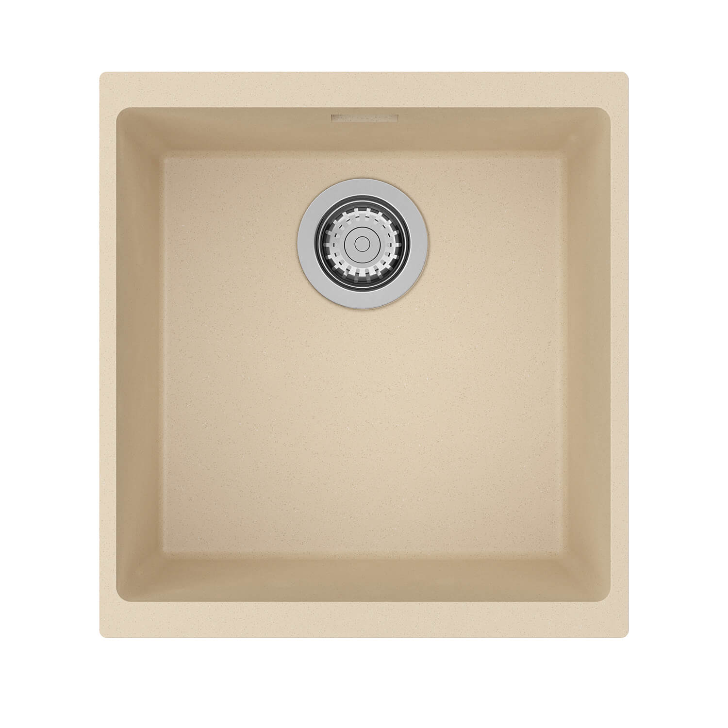 Clearwater Siena 1 Bowl Granite Composite Inset or Undermount Kitchen Sink & Waste - 430 x 460mm