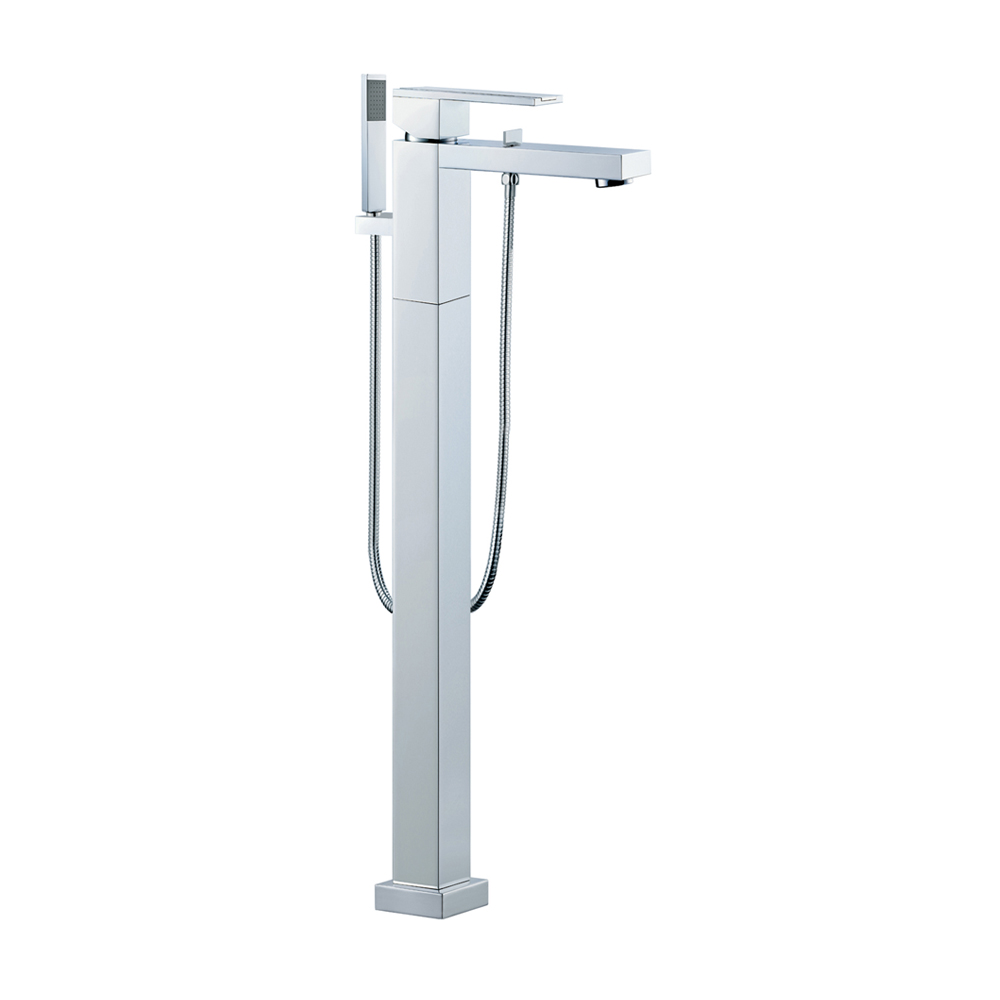 Vado Notion Floor Mounted Bath Shower Mixer with Shower Kit