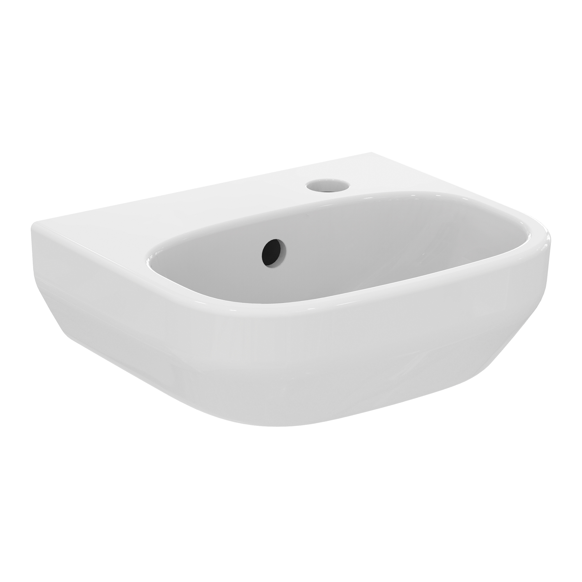 Ideal Standard i.life A 350mm Cloakroom Basin & Pedestal - Left or Right Hand Tap Hole