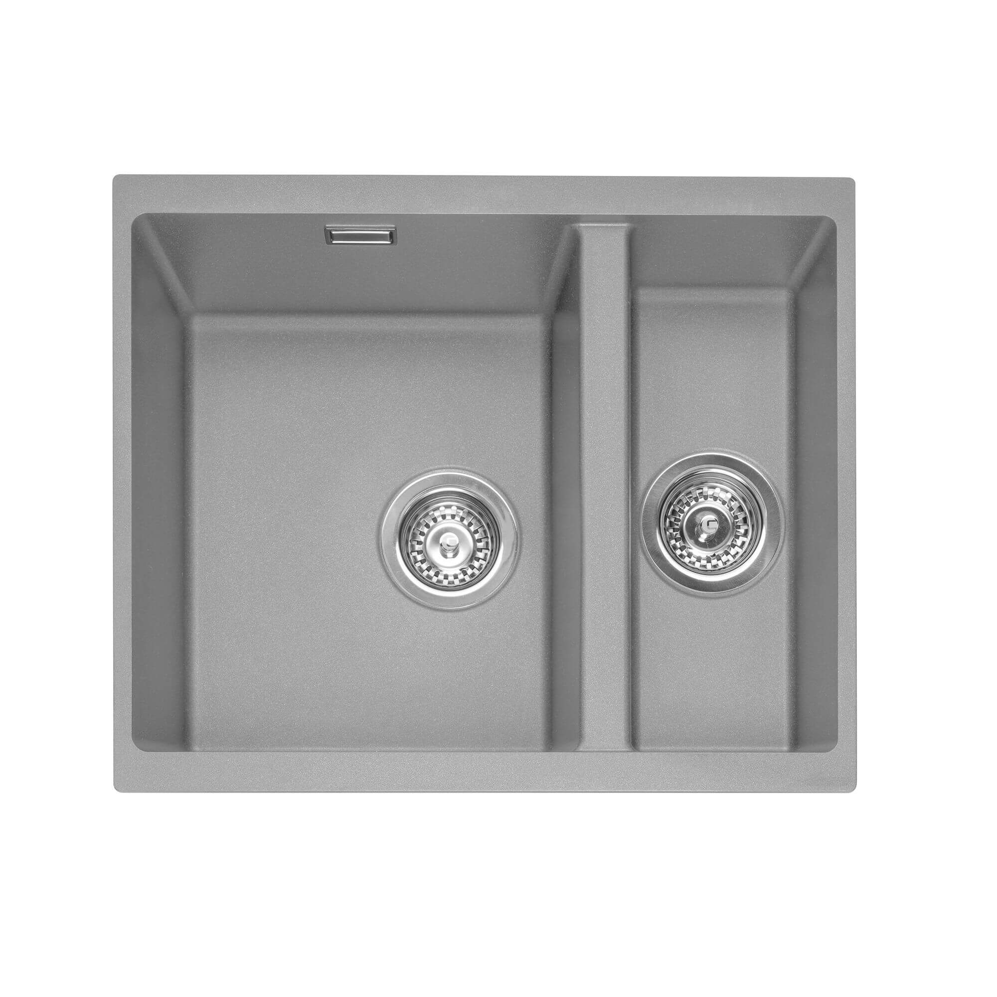 Caple Leesti 1.5 Bowl Inset/Undermount Granite Composite Kitchen Sink & Waste Kit - 555 x 460mm