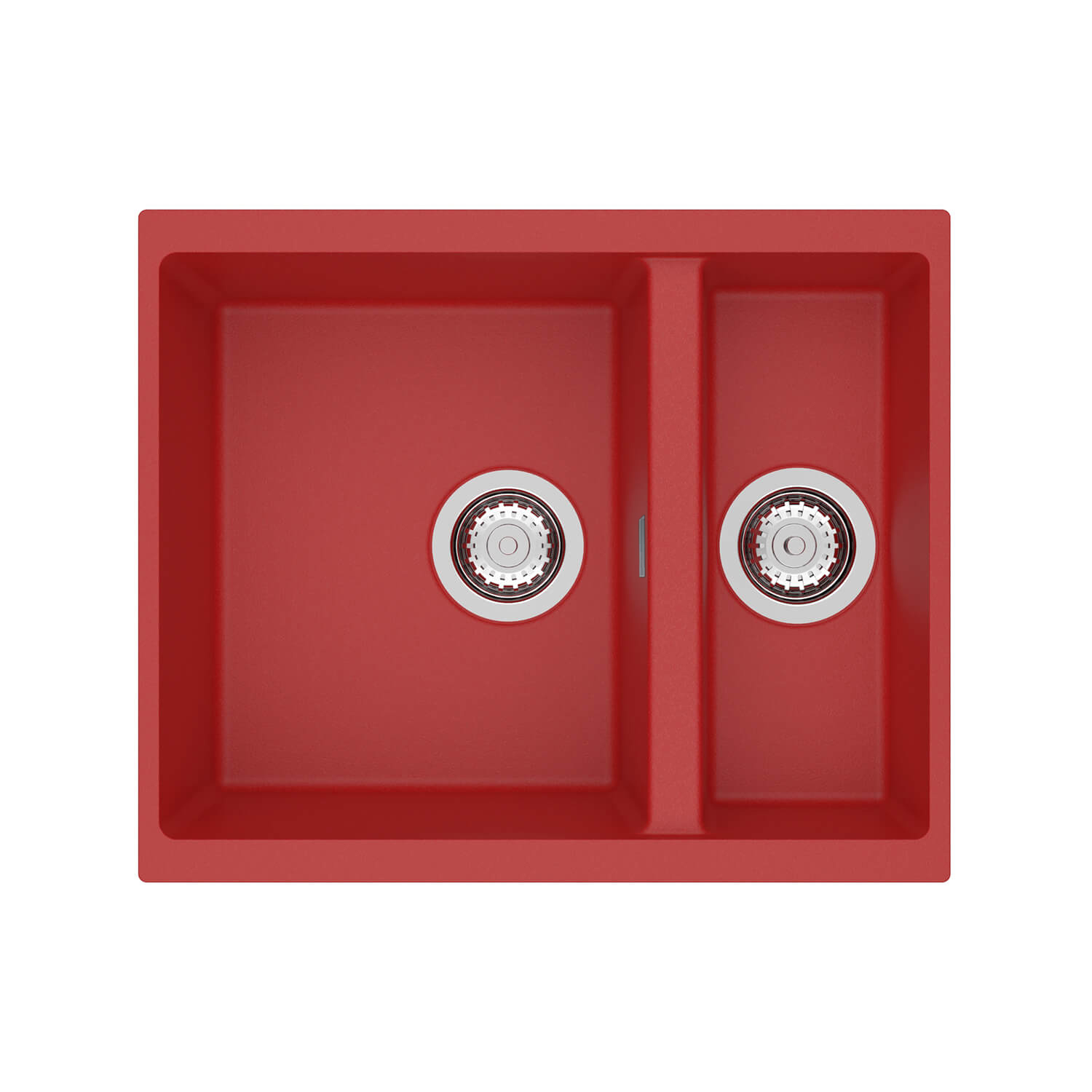 Clearwater Siena 1.5 Bowl Granite Composite Undermount Kitchen Sink & Waste - 555 x 460mm