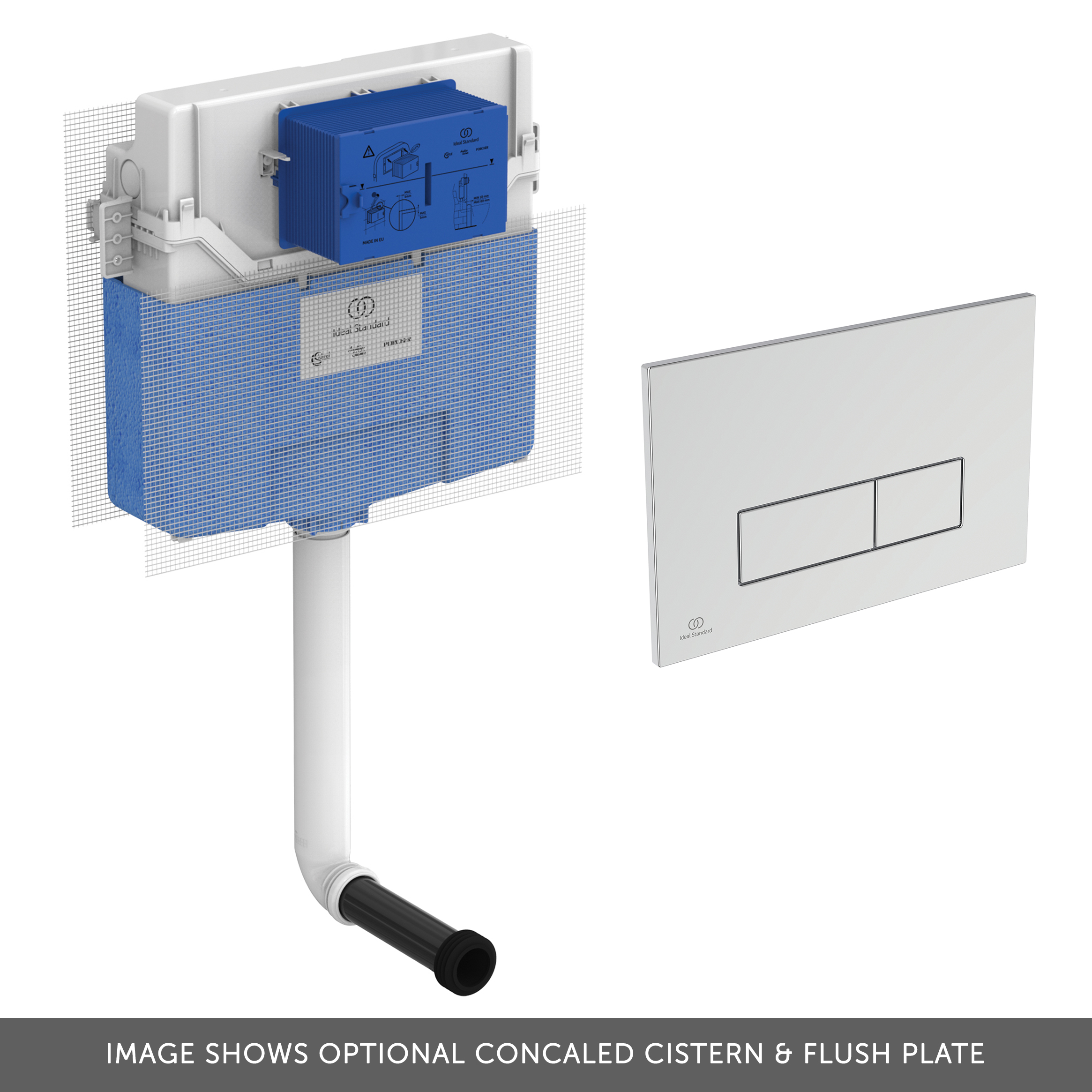 Ideal Standard i.life A Back To Wall Rimless Toilet with Soft Close Seat