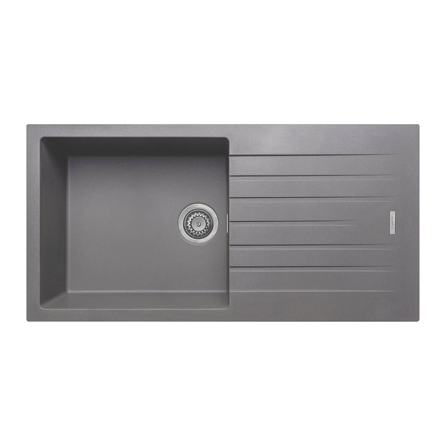 Vellamo Horizon Large Single Bowl Granite Composite Kitchen Sink & Waste - 1000 x 500mm