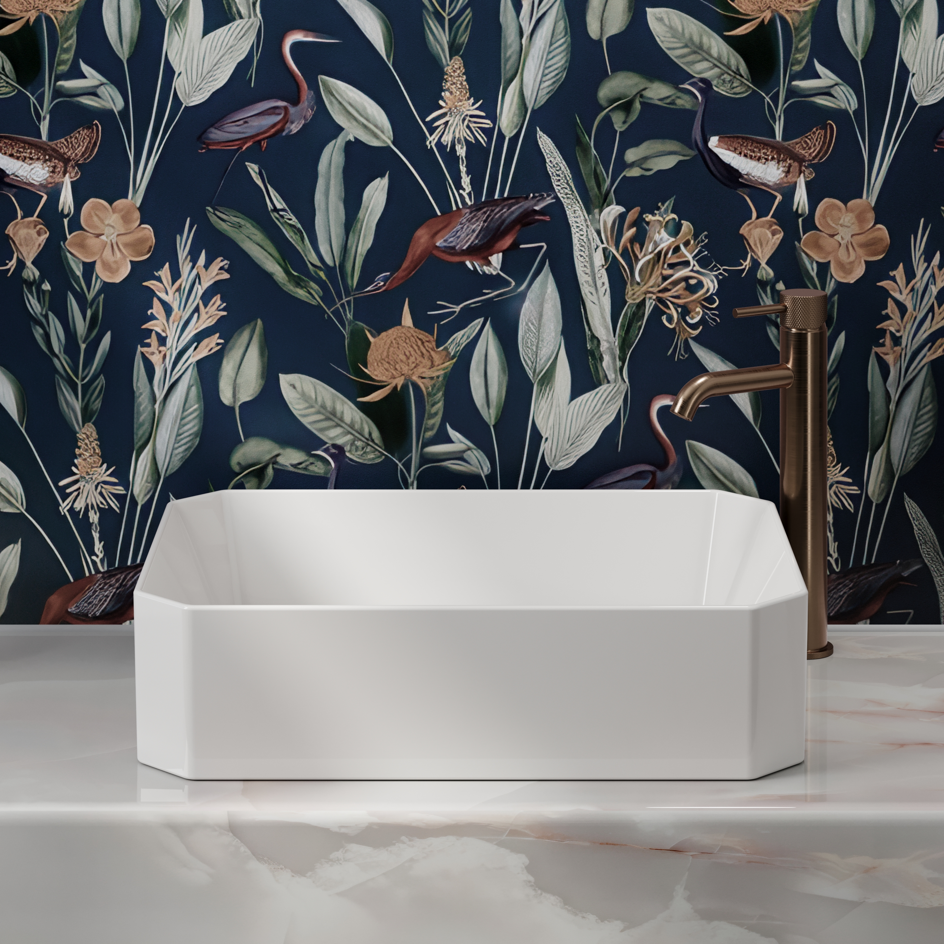 Butler & Rose Art Deco Countertop Basin - 510mm