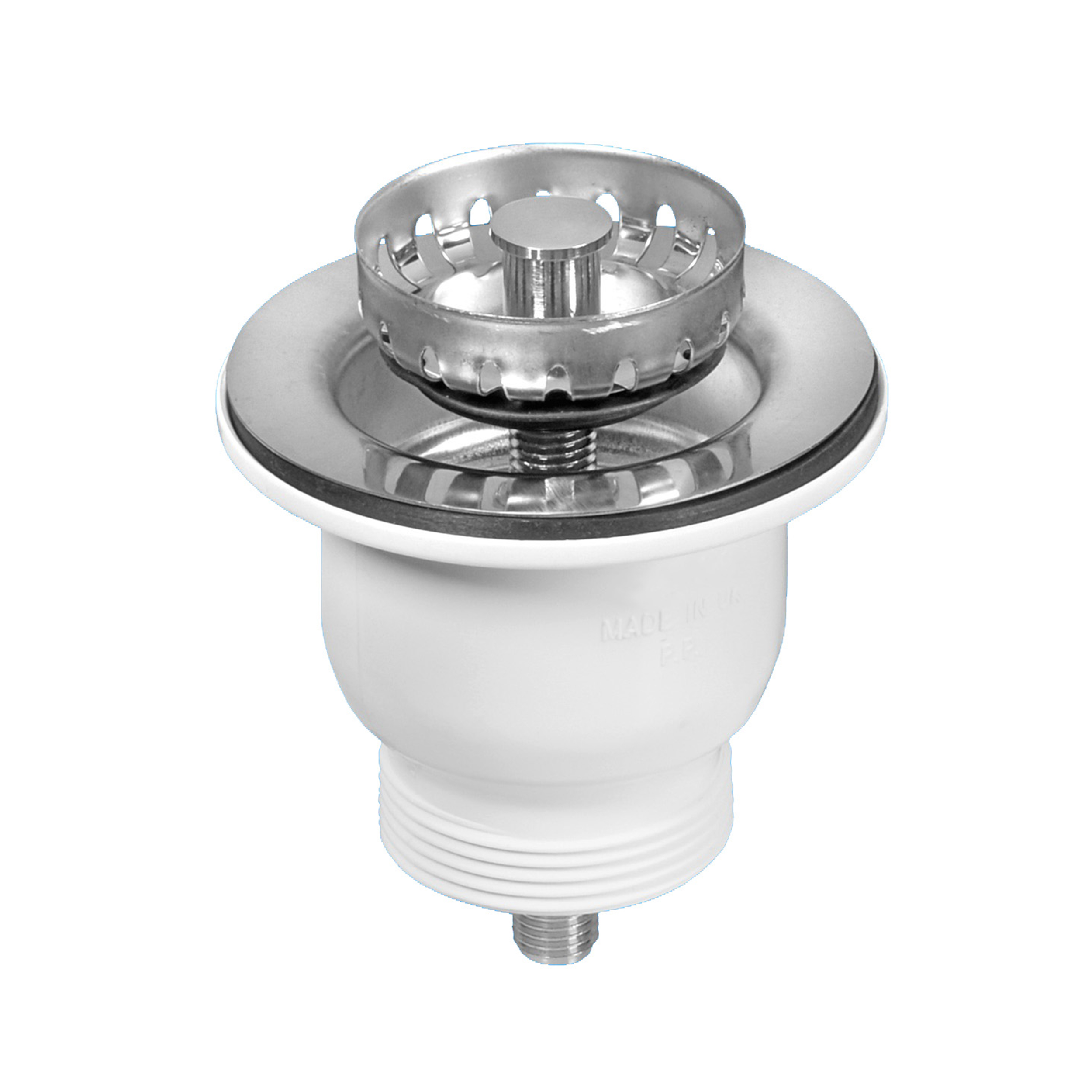 Rangemaster Classic 60mm Belfast Chrome Waste Kit For Classic Belfast 1 Bowl Sink