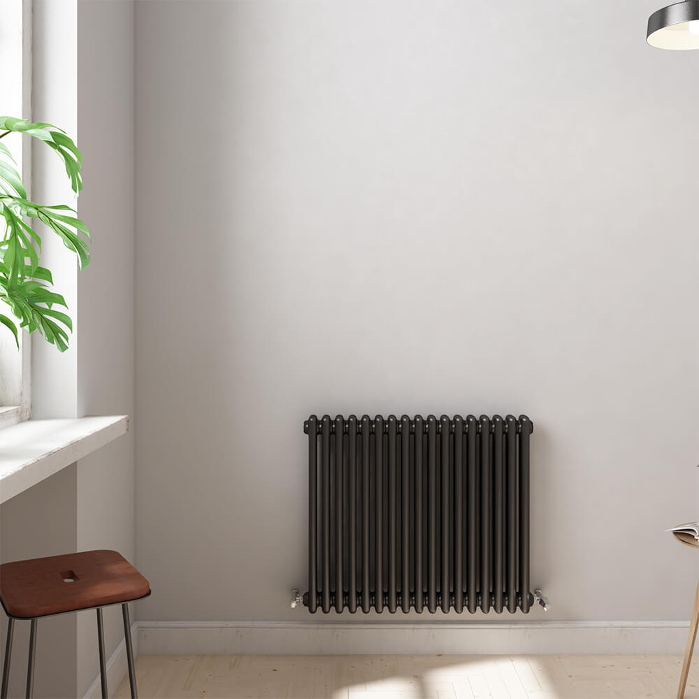 Brenton Olympus Horizontal 2 Column Radiator - Anthracite