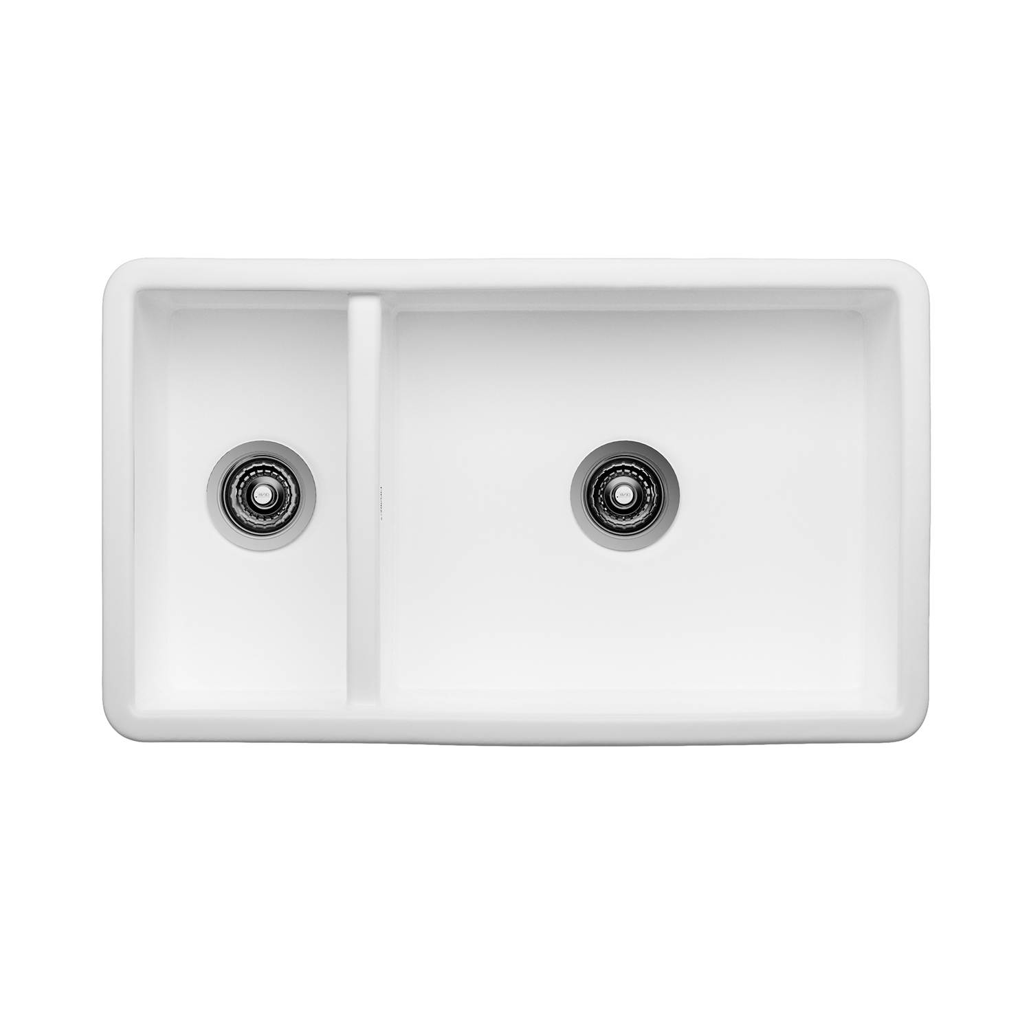 Thomas Denby Suffolk Belfast 1.5 Bowl Gloss White Ceramic Kitchen Sink - 795 x 465mm