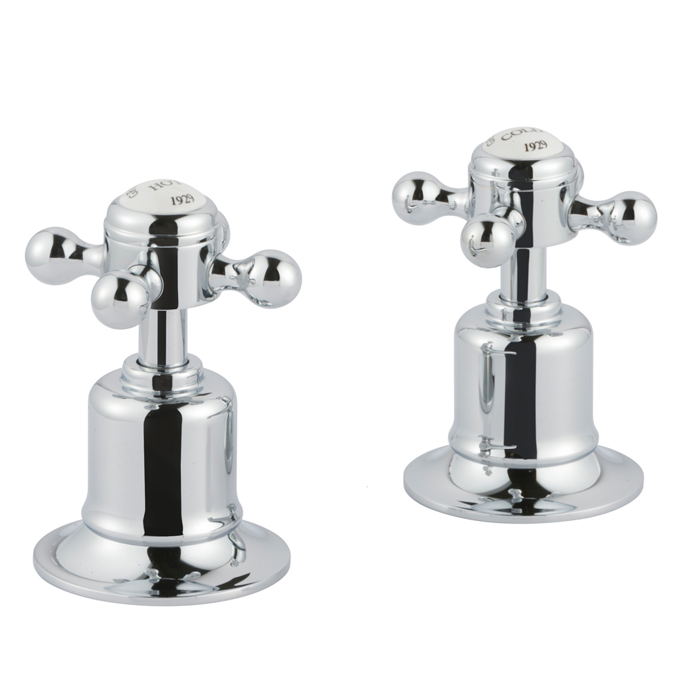 Butler & Rose Caledonia Crosshead Deck Mounted Mixer Valves