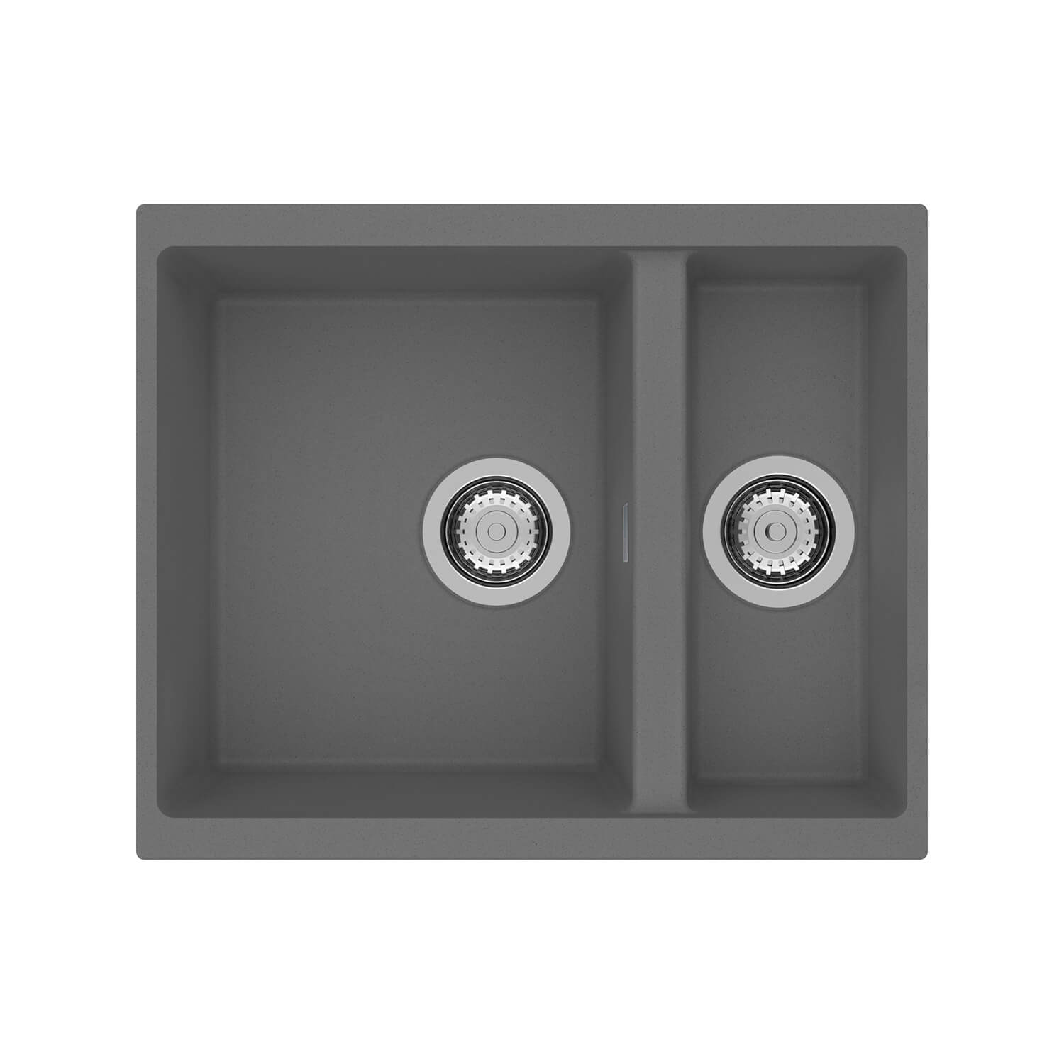 Clearwater Siena 1.5 Bowl Granite Composite Undermount Kitchen Sink & Waste - 555 x 460mm