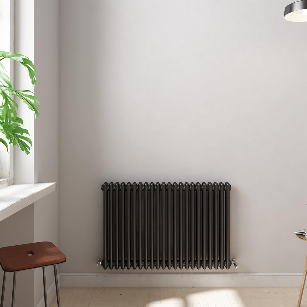Brenton Olympus Horizontal 2 Column Radiator - Anthracite