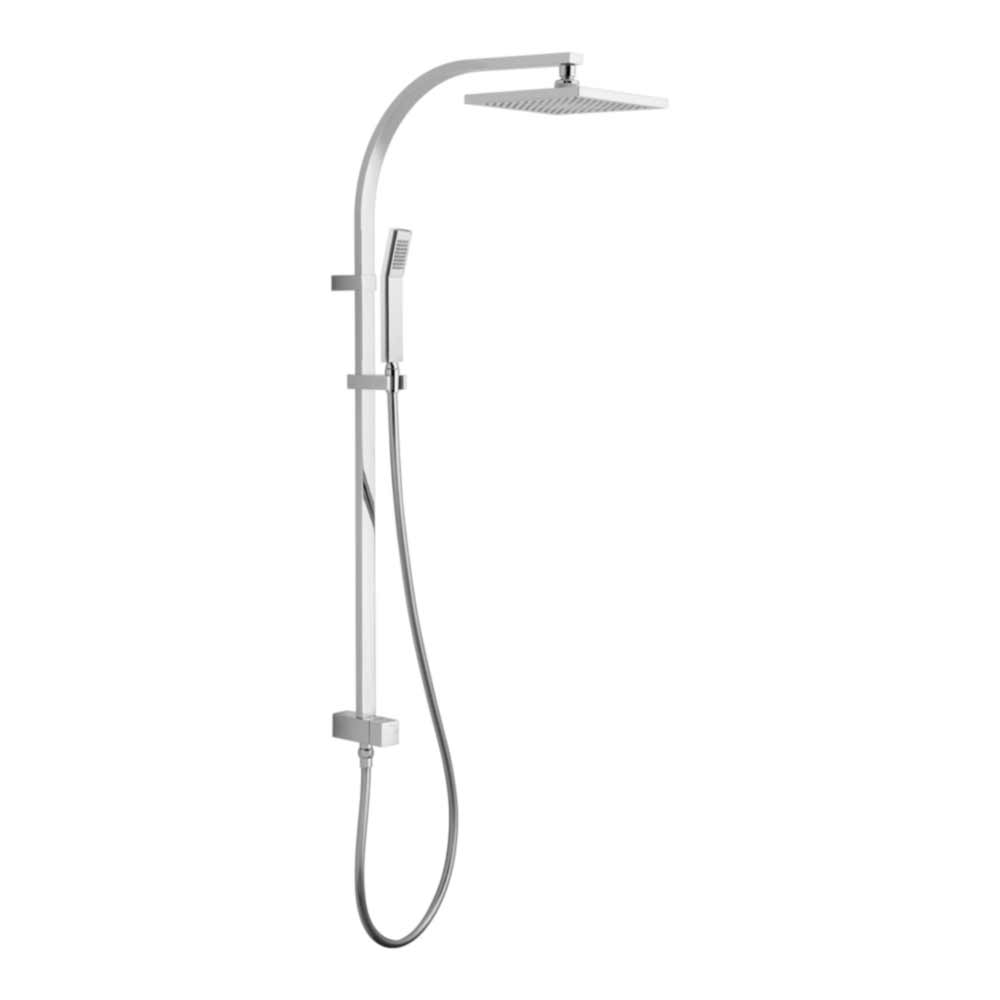 Vado Rigid Riser Kit with Overhead Shower, Single Function Handset & Diverter
