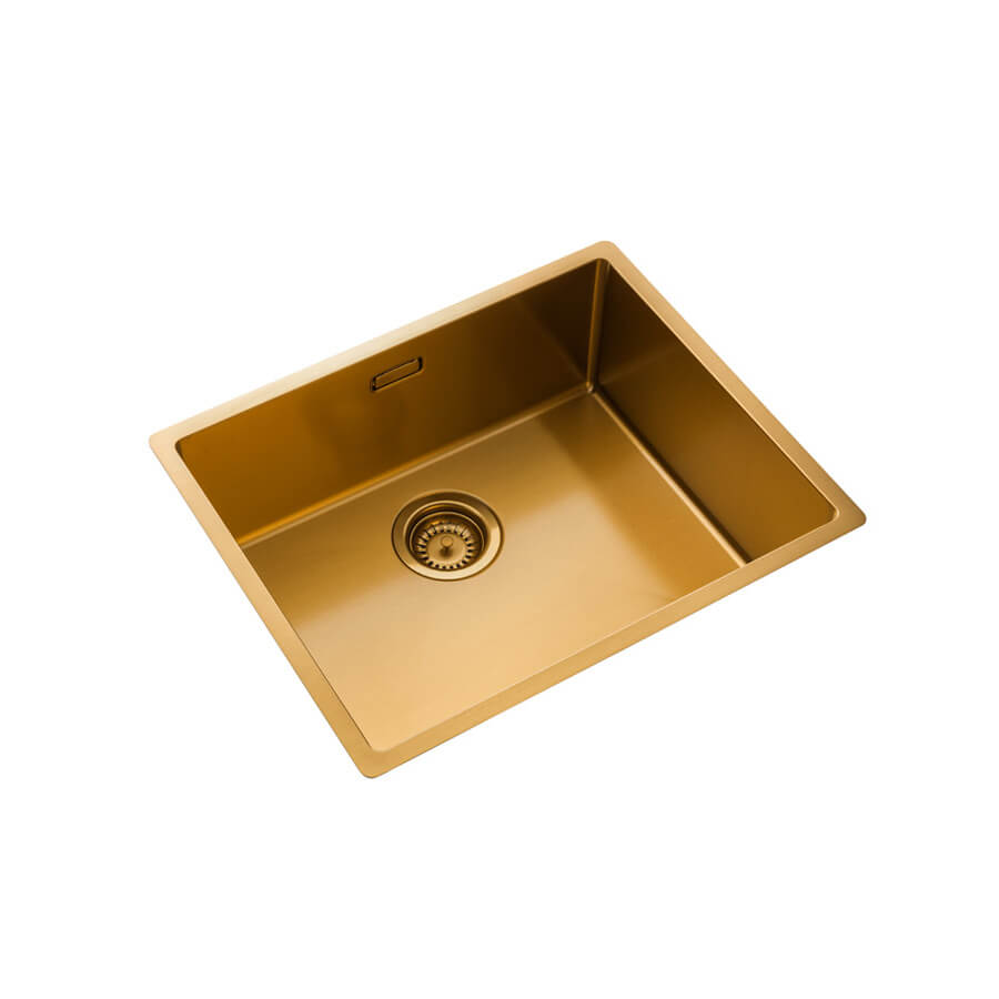Rangemaster Spectra 1 Bowl Inset or Undermount Stainless Steel Kitchen Sink & Waste - 540 x 440mm